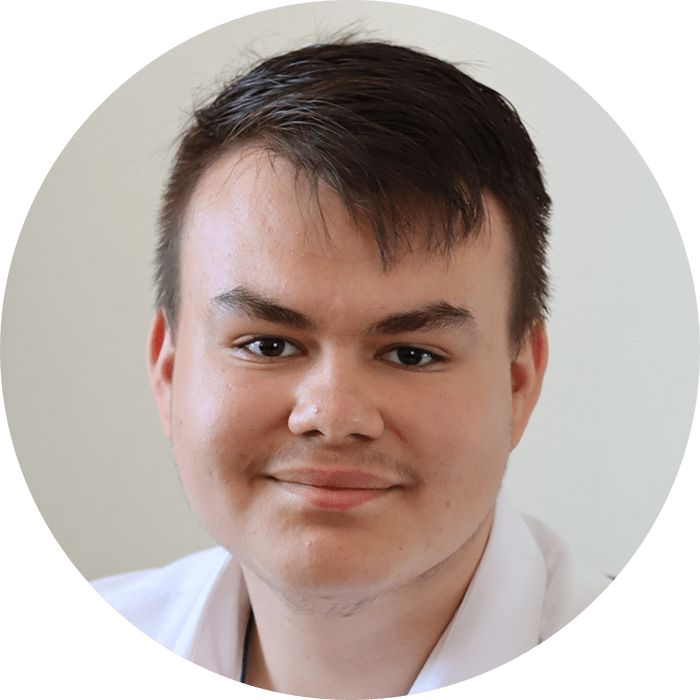 Profilbild eines Mitarbeiters als Avatar-Grafik